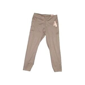 Victoria Secret Sz Large Yoga Leggings w/Pockets Tan NWT